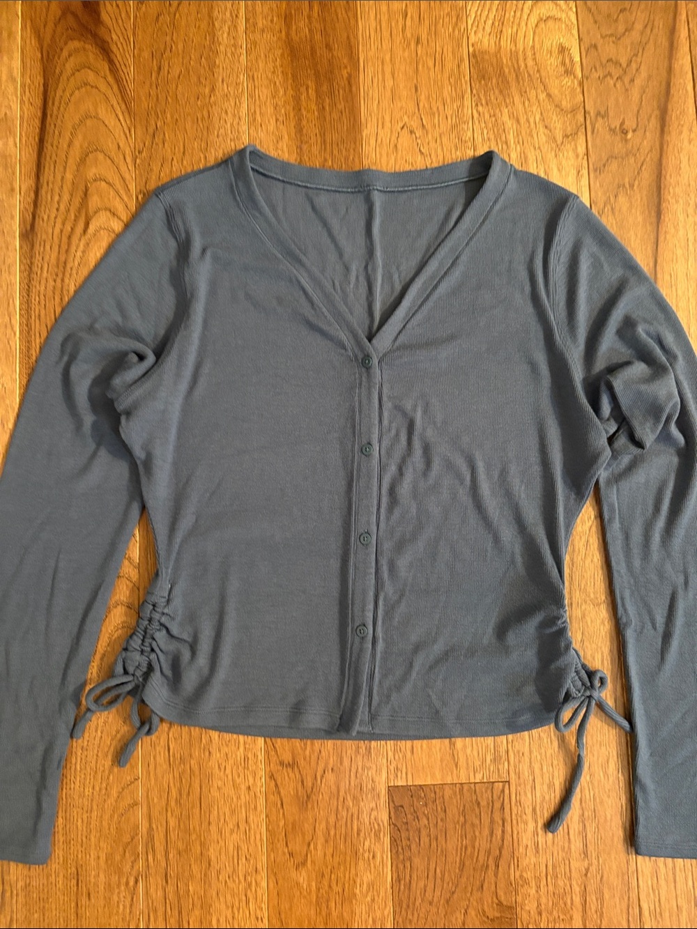 Lululemon side-cinched ribbed cardigan